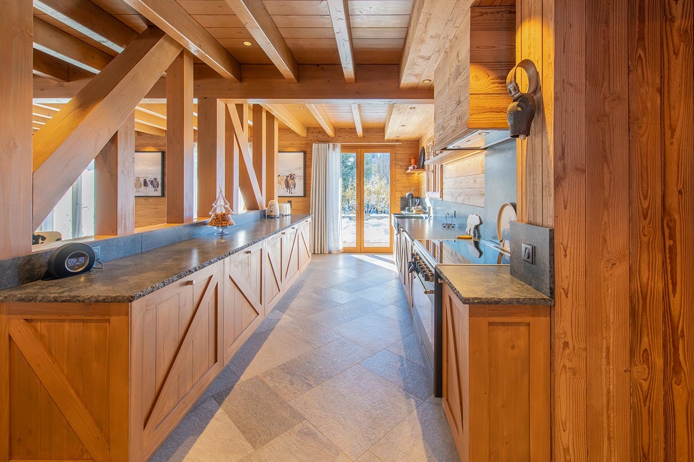 Chalet Jardin Alpin Valberg — cuisine