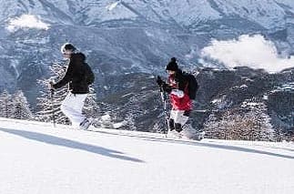 Sentiers raquettes Valberg